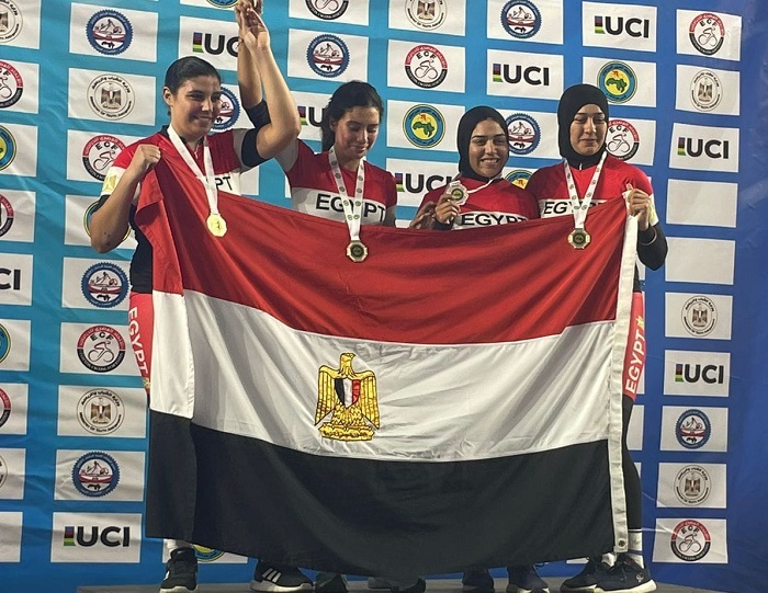 16 ميدالية متنوعة تحصدها مصر باليوم الثاني للبطولة العربية لدراجات المضمار