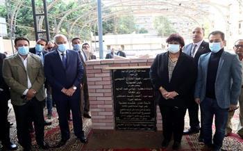 وزيرة الثقافة ومحافظ الجيزة يضعان حجر أساس مشروع تطوير مسرح السامر 