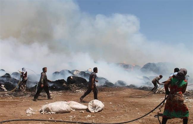 «عقب سيجارة» يشعل القطن بمحلج في المحلة