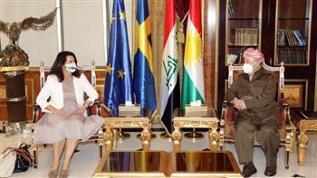 قادة كردستان يناقشون مع وزيرة الخارجية السويدية قضايا المنطقة