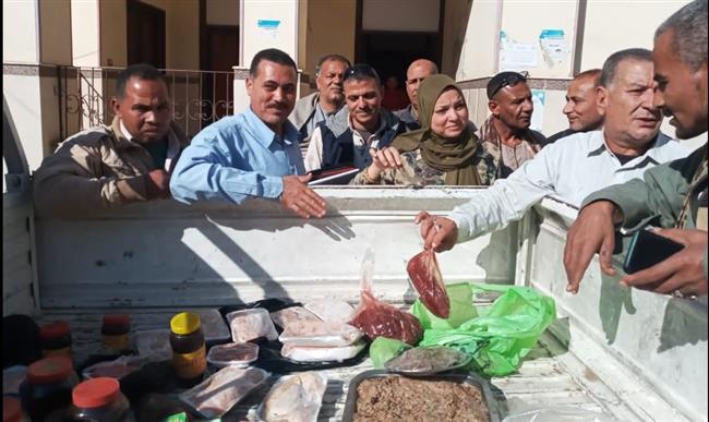 ضبط لحوم غير صالحة فى أسيوط