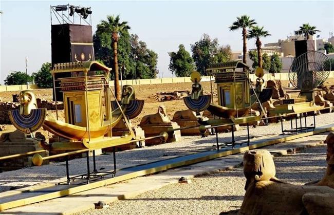 بث مباشر.. مصر تبهر العالم باحتفالية طريق الكباش