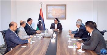 المنفي يبحث الاستعدادات لإجراء الانتخابات الرئاسية فى ليبيا