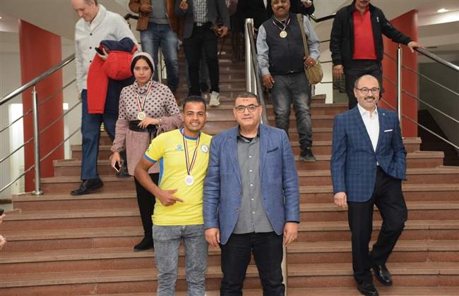 ربيع يستقبل الأعضاء في انتخابات العبور 