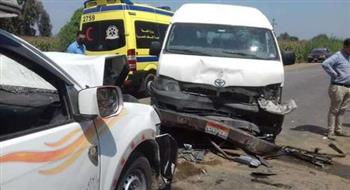   «الصحة» تدفع بـ١٢ سيارة إسعاف لنقل مصابي حادث تصادم بمدينة العلمين