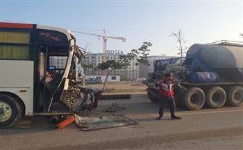 بالأسماء والصور ..  المصابين بحادث العلمين الجديدة