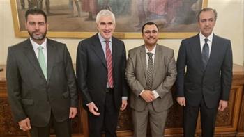   «البرغوتي» يلتقي رئيس لجنة العلاقات الخارجية بمجلس الشيوخ الإيطالي
