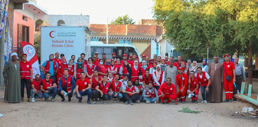 الهلال الأحمر المصري يرفع درجة الاستعداد القصوي  لمواجهة التغيرات المناخية
