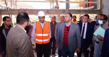 مساعد وزير التعليم العالى يتابع المشروعات الإنشائية بجامعة سوهاج 
