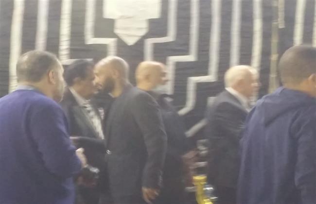شيكابالا في عزاء المستشار جلال إبراهيم