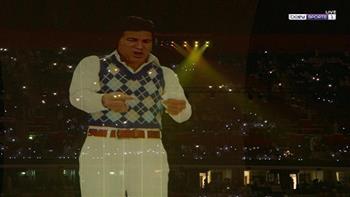 الفنان الراحل سعيد صالح نجم حفل  افتتاح كأس العرب 2021