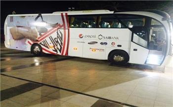    صور .. حافلة الزمالك تصل لاستاد القاهرة استعدادًا لخوض القمة