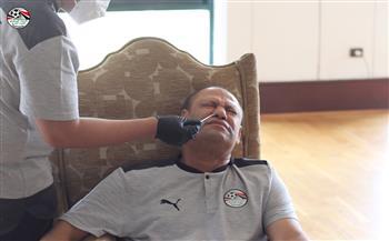 منتخب مصر يخضع لمسحة طبية قبل انطلاق المعسكر