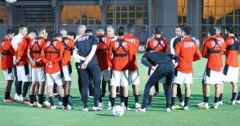 منتخب مصر يؤدي أول تدريباته ببرج العرب