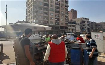   القاهرة ترفع إشغالات محطة التعاون