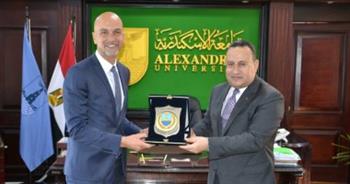  رئيس جامعة الإسكندرية يستقبل قنصل فرنسا
