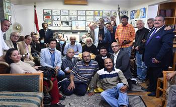   الكاريكاتير المصري يحتفل بعيده الأول بحضور أسرة الفنان «رخا»