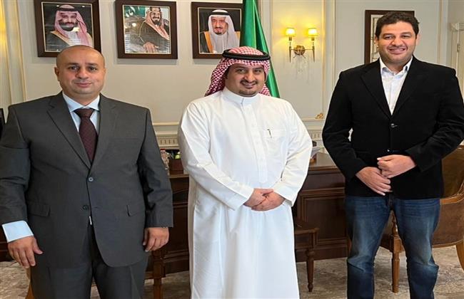 قنصل السعودية يستقبل المستشار هشام بهلول والمستشار أحمد مهابه 
