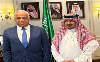   قنصل السعودية يستقبل المهندس فرج عامر 
