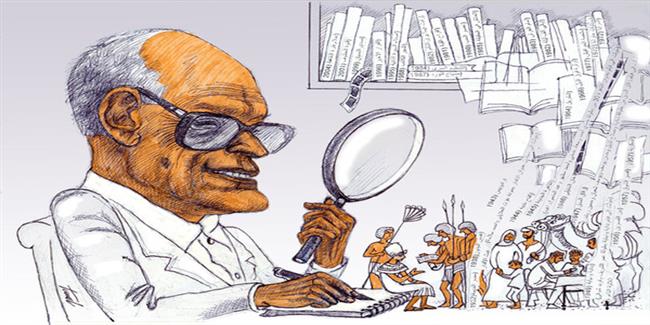نجيب محفوظ بريشة رسامي الكاريكاتير العالميين 