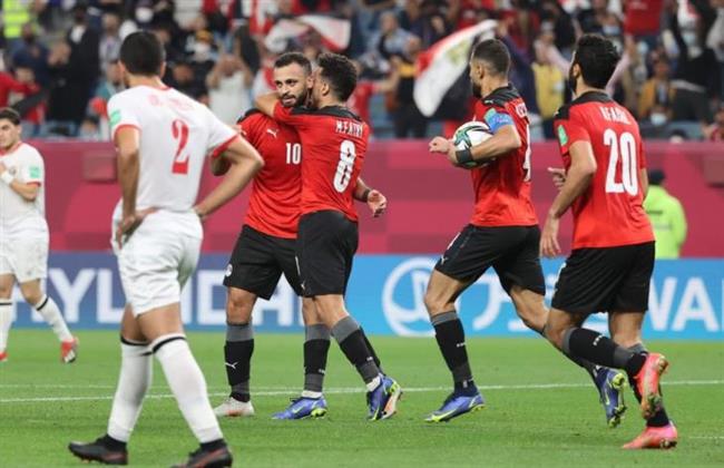 منتخب مصر يفوز على الأردن بثلاثية ويضرب موعداً مع تونس بنصف النهائى .. فيديو