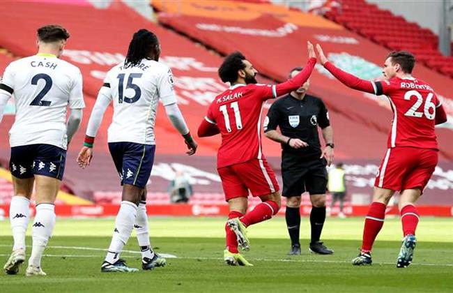 موعد مباراة ليفربول وأستون فيلا بالدورى الإنجليزى 