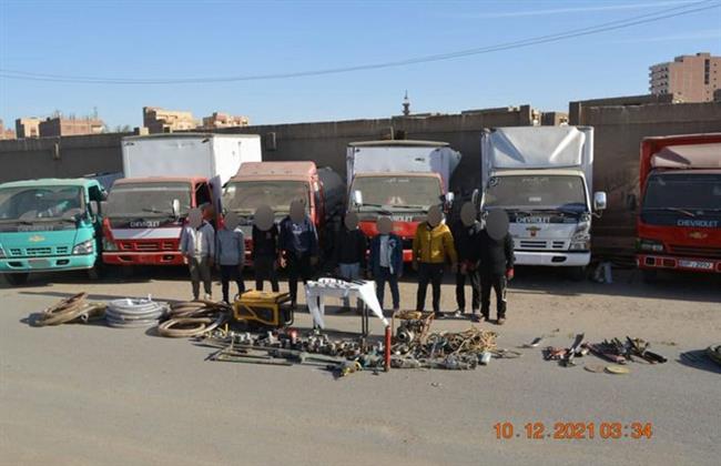 سقوط عصابة سرقة المواد البترولية بالقليوبية