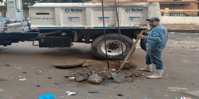الصرف الصحى بالإسكندرية يستعد للنوة القادمة 