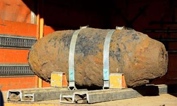   ألمانيا تبدأ تفكيك قنبلة من زمن الحرب العالمية الثانية وزنها 250 كجم