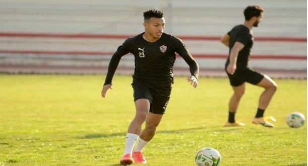 إسلام جابر ينتظم في التدريبات الجماعية للزمالك