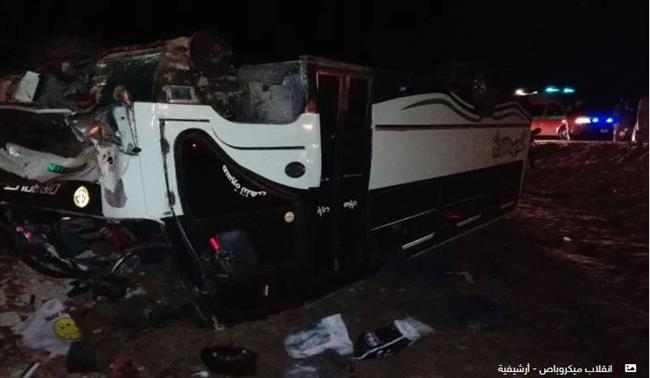 الميكروباص اتعجن.. انتشال جثمان و10 مصابين فى حادث بـ طريق «شبرا- بنها» الحر