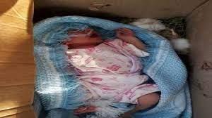 العثور علي طفل رضيع في أحد شوارع حلوان