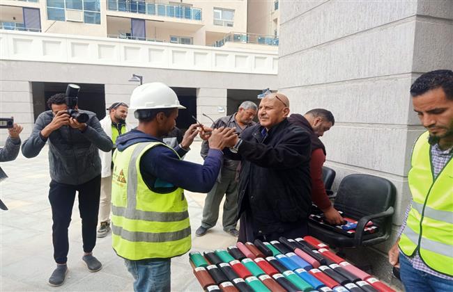 قافلة طبية موسعة للعمالة غير المنتظمة بمشروعات الدولة بالعلمين الجديدة 