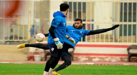 مران الزمالك : تقسيمة قوية بين اللاعبين