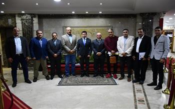 وزير الرياضة يلتقي مجلس إدارة اتحاد المصارعة