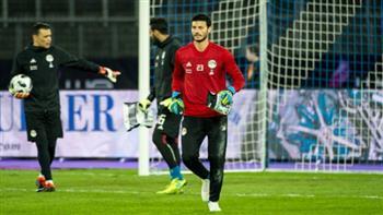 الشناوى يشارك فى مران منتخب مصر بشكل كامل استعدادًا لمباراة تونس 