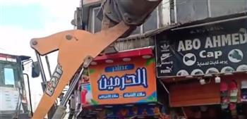 رفع 165 حالة إشغال بالوراق و ١١٩ بشمال الجيزة