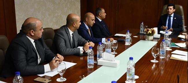 وزير الرياضة يلتقي مجلس إدارة اتحاد التايكوندو
