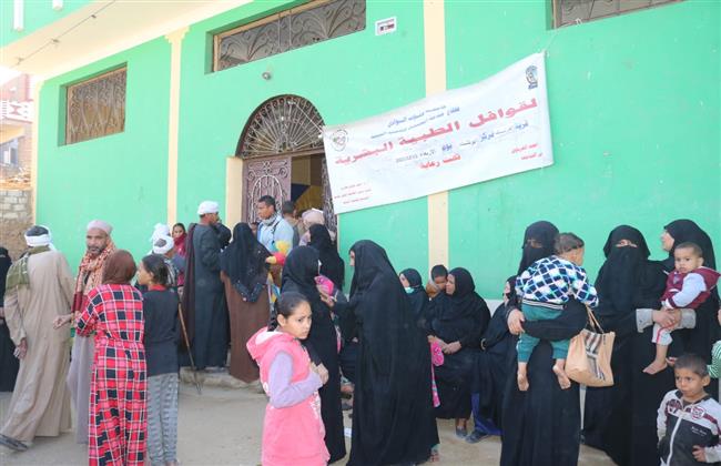 مناظرة 544 مريضا بقافلة جنوب الوادى الطبية بقرية الكرنك بمركز أبوتشت