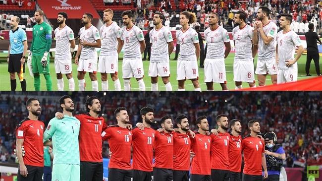 انطلاق مباراة مصر وتونس بنصف نهائى كأس العرب