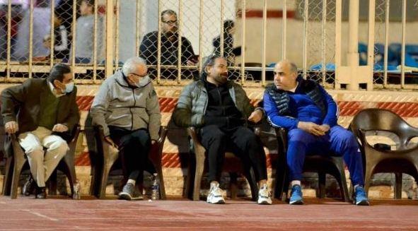 «عبد الهادي وأمير عزمي» في مران الزمالك