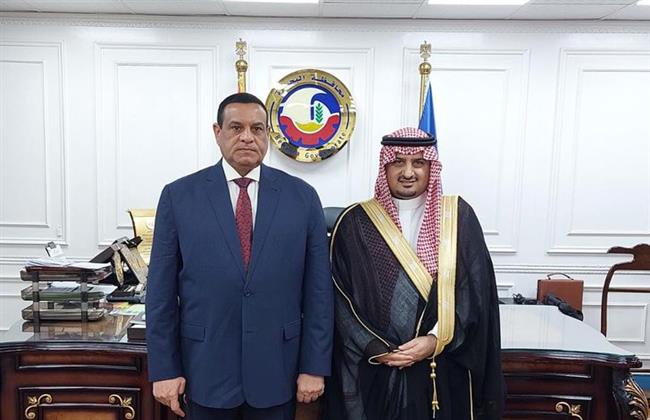محافظ البحيرة يستقبل القنصل السعودى بالإسكندرية 