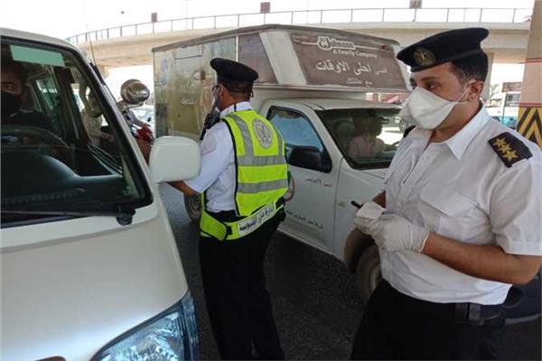 ضبط 8159 مخالفة عدم ارتداء الكمامة خلال 24 ساعة