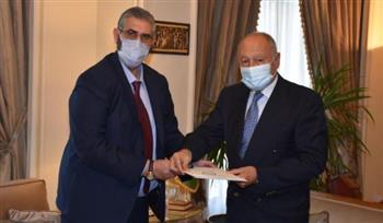 السفير الليبي يقدم أوراق اعتماده للأمين العام لجامعة الدول العربية