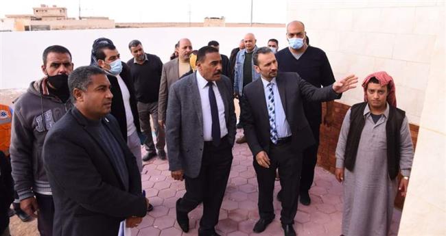 افتتاح أعمال تطوير الوحدة الصحية بقرية النصر بمطروح