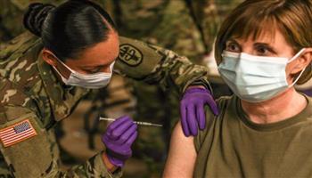   واشنطن: أكثر من 97% فى الجيش الأمريكى تلقوا تطعيمات ضد «كورونا»