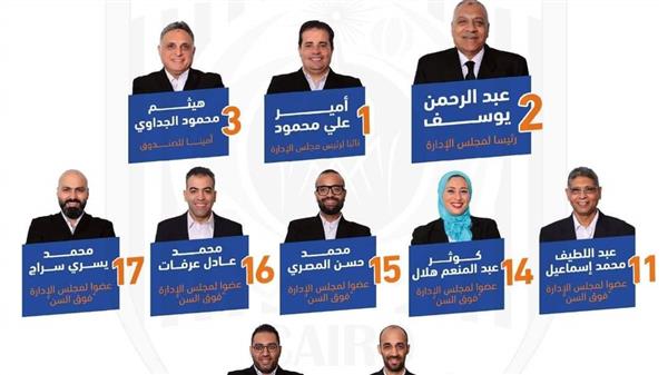 فوز كاسح لقائمة عبد الرحمن يوسف في انتخابات نادي القاهرة