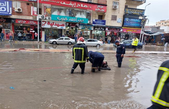 محافظ كفرالشيخ يوجه بإزالة آثار الأمطار أولا بأول