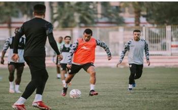 طارق حامد ينتظم في المران الجماعي