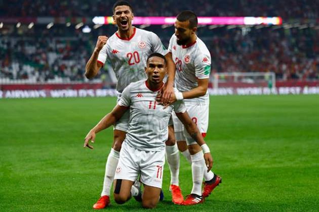 الجزيري يقود هجوم تونس أمام الجزائر بنهائى كأس العرب 